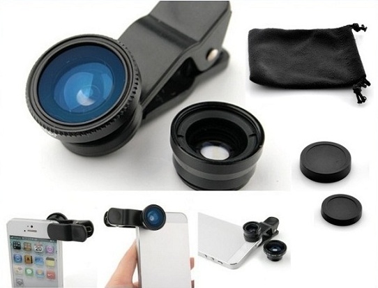 Portable Clip-on Universal Lens for Mobile Phone & Camera